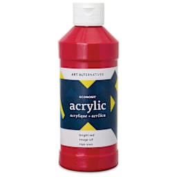 Art Alternatives Economy Acrylic -  Bright Red, 475 ml