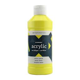Art Alternatives Economy Acrylic - Yellow, 475 ml