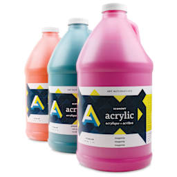 Art Alternatives Economy Acrylic Paints shown in the 475 ml size.
