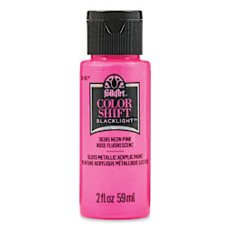 FolkArt Colorshift Blacklight Acrylic Paint - Pink, 2 oz
