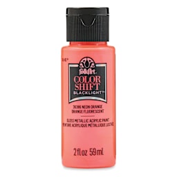 FolkArt Colorshift Blacklight Acrylic Paint - Orange, 2 oz