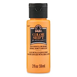 FolkArt Colorshift Blacklight Acrylic Paint - Yellow Orange, 2 oz
