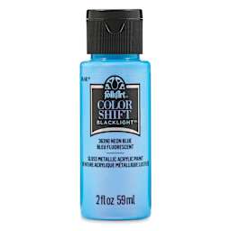FolkArt Colorshift Blacklight Acrylic Paint - Blue, 2 oz