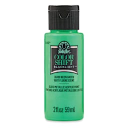 FolkArt Colorshift Blacklight Acrylic Paint - Green, 2 oz