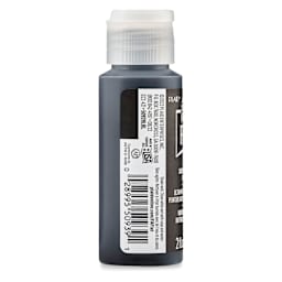 FolkArt Flat Ultra Matte Acrylic Paint - Flat Iron, 2 oz, back of bottle