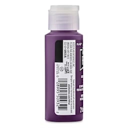 FolkArt Flat Ultra Matte Acrylic Paint - Grapevine, 2 oz, back of bottle