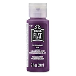 FolkArt Flat Ultra Matte Acrylic Paint - Grapevine, 2 oz, front of bottle