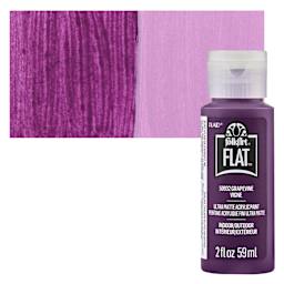 FolkArt Flat Ultra Matte Acrylic Paint - Grapevine, 2 oz bottle and swatch