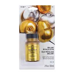 FolkArt Treasure Gold Acrylic Paint - Gold, 2 oz Jar, front