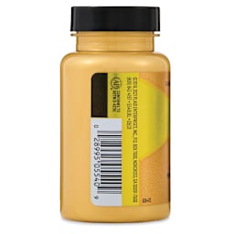 FolkArt Treasure Gold Acrylic Paint - Majestic Gold, 4 oz Jar, side