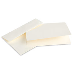Paper Accents Super Value Cards and Envelopes - Single Cream color Card and Envelope shown