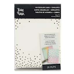 Brea Reese Watercolor Cards and Envelopes
