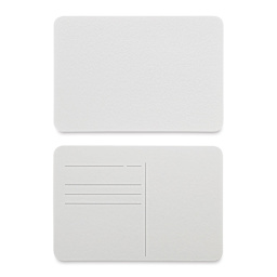 Hahnemühle Watercolor Postcards - Rough, Pkg of 30 (front and back of postcard)