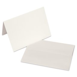 Strathmore 300 Series Bristol Cards and Envelopes - Full Size, Pkg of 6, folding card and envelope