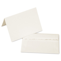 Strathmore 300 Series Mixed Media Cards and Envelopes - Announcement Size, single folded card and envelope