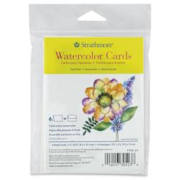 Strathmore 300 Series Watercolor Cards and Envelopes - Announcement Size, front of the packaging
