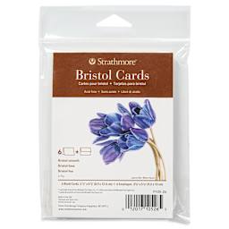 Strathmore 400 Series Bristol Cards and Envelopes - Announcement Size, front of the packaging