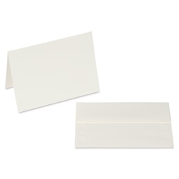 Strathmore 400 Series Bristol Cards and Envelopes - Full Size, Pkg of 6, single card and envelope
