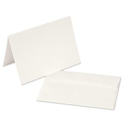 Strathmore 400 Series Mixed Media Cards and Envelopes - Announcement Size, Pkg of 6, card and envelope