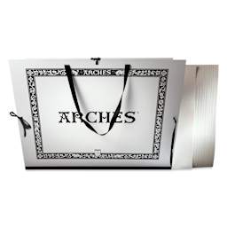 Arches Aquarelle Watercolor Sheets and Portfolio Set - Blick Exclusive! 22" x 30", 140 lb, Cold Press, 10 Sheets
