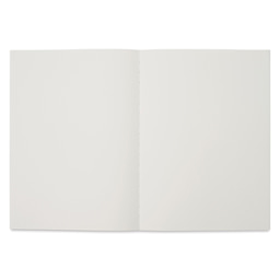 Pacific Arc Sketchbook - Black, 8.5" x 11", open