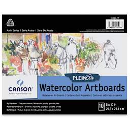 Canson Plein Air Watercolor Artboard - 8" x 10", 10 Sheets