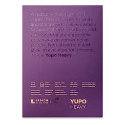 Legion Yupo Heavyweight Synthetic Paper Pad - 5" x 7", 10 Sheets