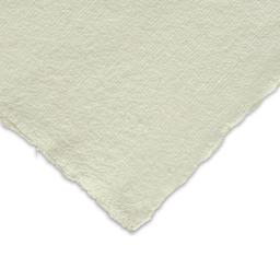 Indigo Artpapers Flax Blend Watercolor Papers - Closeup of corner of sheet for color and texture
