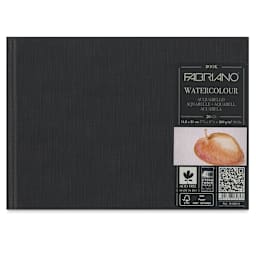 Fabriano Hardcover Watercolor Journals - Front cover of Journal with label