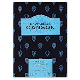 L’Aquarelle Canson Héritage Watercolor Paper - Pad, Rough, 10" X 14"