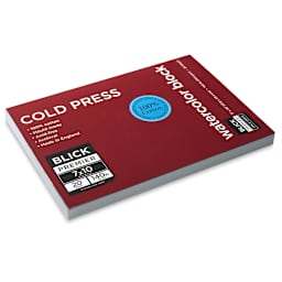 Premier Watercolor Block, 20 Sheets Cold Press 7" x 10"  Front Cover