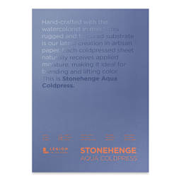 Legion Stonehenge Aqua Watercolor Block - Cold Press, 7" x 10", 140 lb, 15 Sheets