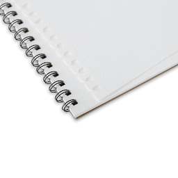 Grumbacher Watercolor In & Out Pad - 12" x 9", 30 Sheets, 140 lb Close-up showing reattachment