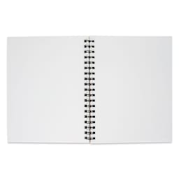 Grumbacher Watercolor In & Out Pad - 10" x 7", 30 Sheets, 140 lb, open