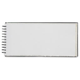Indigo Artpapers Watercolor Hard Cover WiroPad - 6" x 12", page of pad