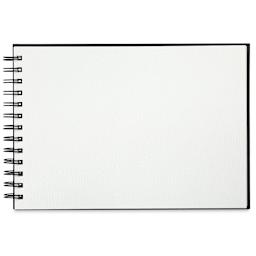 Pentalic Watercolor Field Book - Book open to show paper color and texture