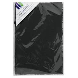 Shizen Black Watercolor Paper - 12" x 18", Cold Press/Rough, 5 Sheet Pkg in package