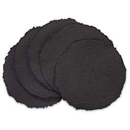 Shizen Black Watercolor Paper - 6" Round, Cold Press/Rough, 5 Sheet Pkg