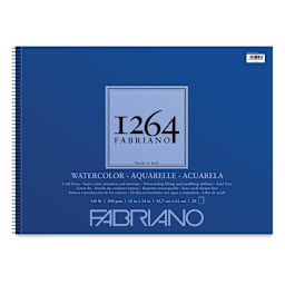 Fabriano 1264 Watercolor Pad, 18" x 24", Spiral, 20 Sheets, Portrait