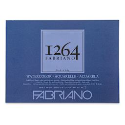 Fabriano 1264 Watercolor Pad, 11" x 15", Glue Bound, 30 Sheets, Landscape