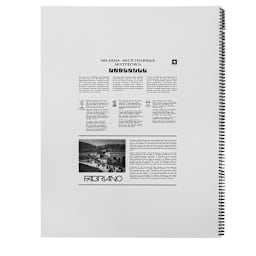 Fabriano 1264 Mixed Media Pad - 18" x 24", 120 lb (200 gsm), 25 Sheets