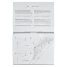 Hahnemühle The Collection Watercolor Block - Rough, 9.4" x 12.6", 140 lb, 10 Sheets cover sheet on block