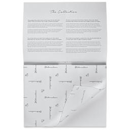 Hahnemühle The Collection Watercolor Block - Hot Press, 9.4" x 12.6", 140 lb, 10 Sheets cover sheet on block