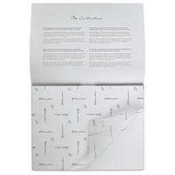 Hahnemühle The Collection Watercolor Block - Hot Press, 11.8" x 15.7", 140 lb, 10 Sheets cover sheet on block