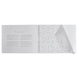 Hahnemühle The Collection Watercolor Block - Hot Press, 14.1" x 18.9", 140 lb, 10 Sheets cover sheet on block