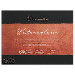 Hahnemühle The Collection Watercolor Block - Cold Press, 9.4" x 12.6", 300 lb, 10 Sheets front cover
