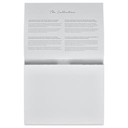 Hahnemühle The Collection Watercolor Block - Cold Press, 9.4" x 12.6", 300 lb, 10 Sheets open to first page