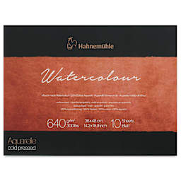Hahnemühle The Collection Watercolor Block - Cold Press, 14.1" x 18.9", 300 lb, 10 Sheets front cover