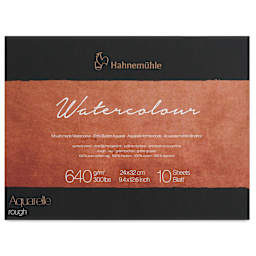Hahnemühle The Collection Watercolor Block - Rough, 9.4" x 12.6", 300 lb, 10 Sheets front cover