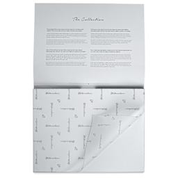 Hahnemühle The Collection Watercolor Block - Rough, 11.8" x 15.7", 300 lb, 10 Sheets cover sheet on block